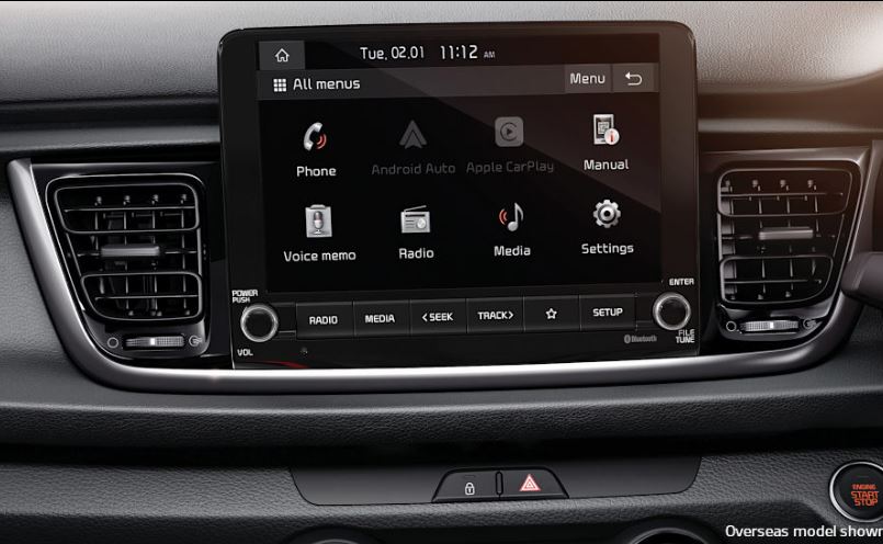 Always connected 8" Touchscreen Infotainment System