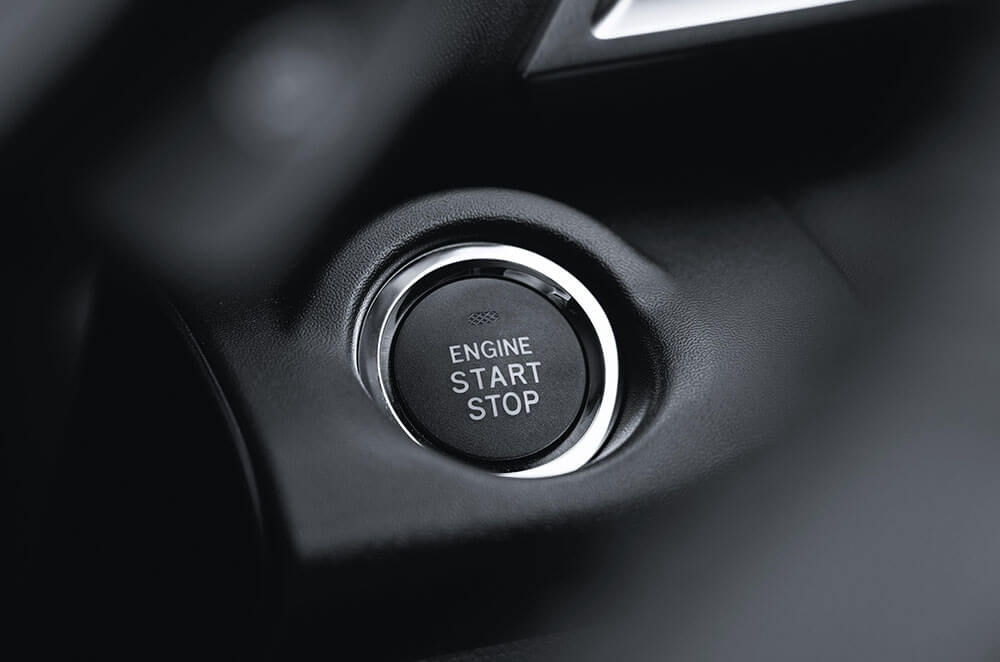 Smart key and push-start ignition