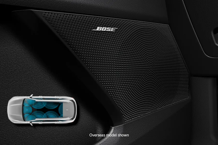 So much tech. So easy to use BOSE® advanced sound system